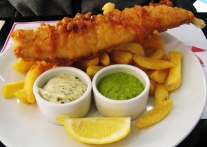 The english classic fish and chips
